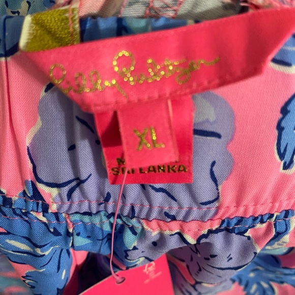 BNWT Lilly Pulitzer palazzo pants.  💙💗 - Picture 4 of 6